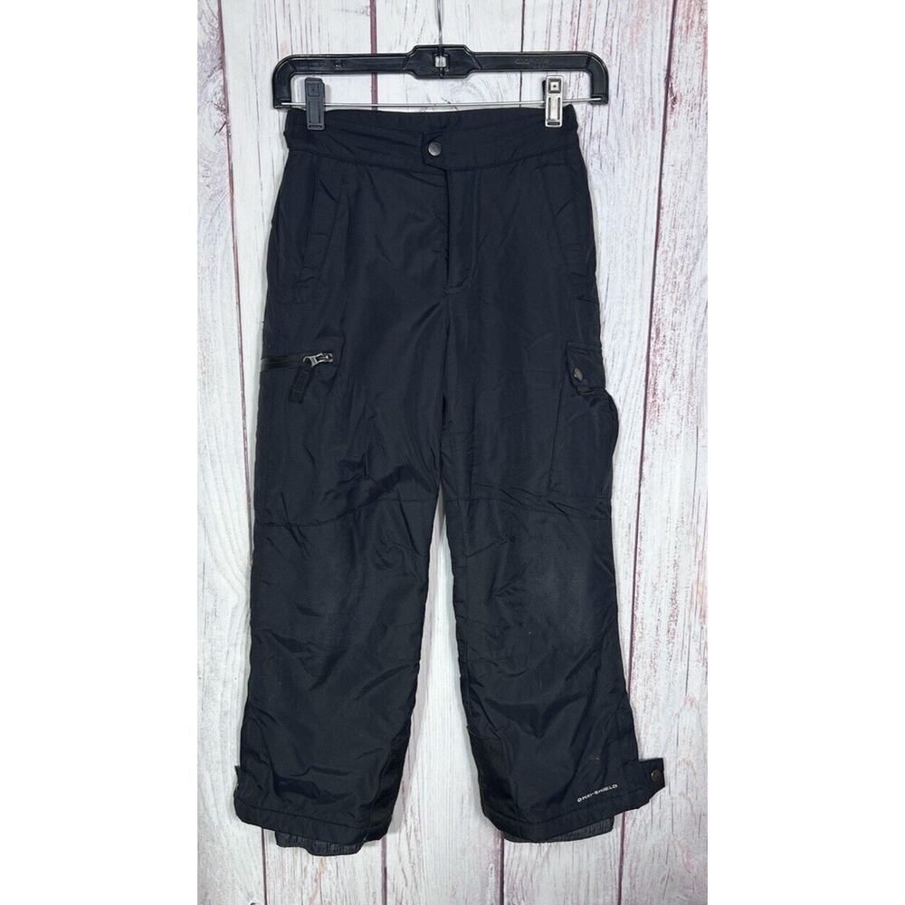 Columbia Omni-Shield Waterproof Breathable Lined Snow Pants Black Youth Size 8